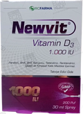 Newvit Vitamin D3 1000 iu Sprey 30 ml