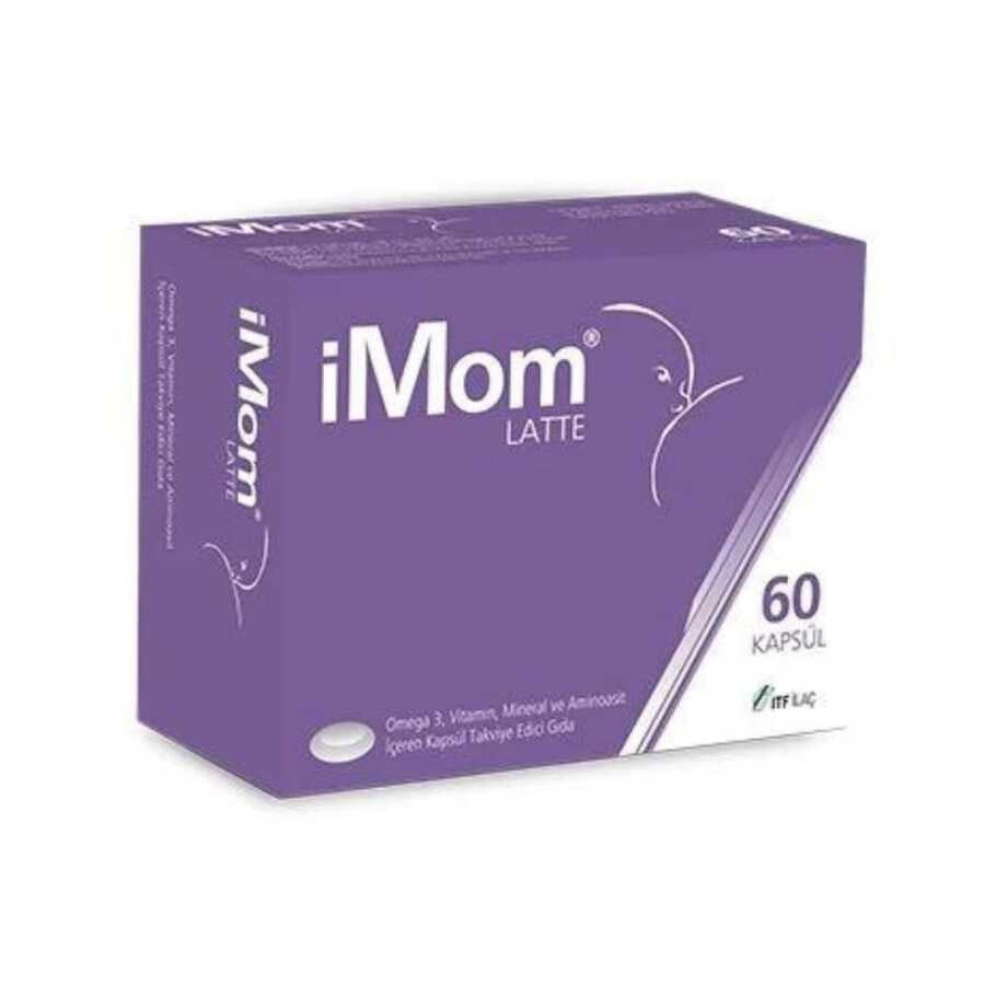 iMom Latte Omega 3 Takviye Edici Gıda 60 Kapsül