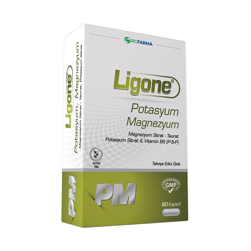 Ligone Potasyum Magnezyum Takviye Edici Gıda 60 Kapsül
