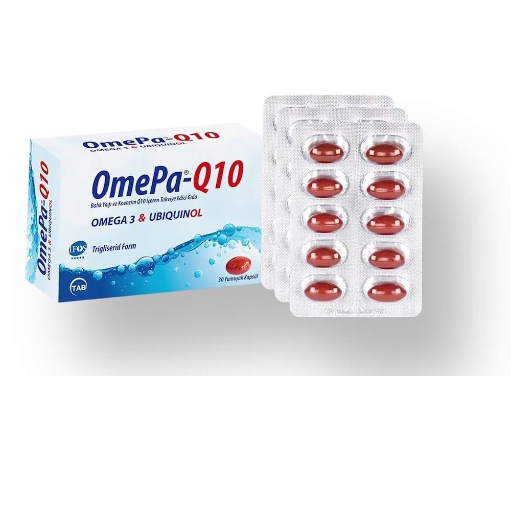 Omepa-Q10 Omega3 Ubiquinol 30 Kapsül