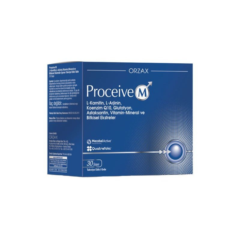 Orzax Proceive M Takviye Edici Gıda 30 Saşe