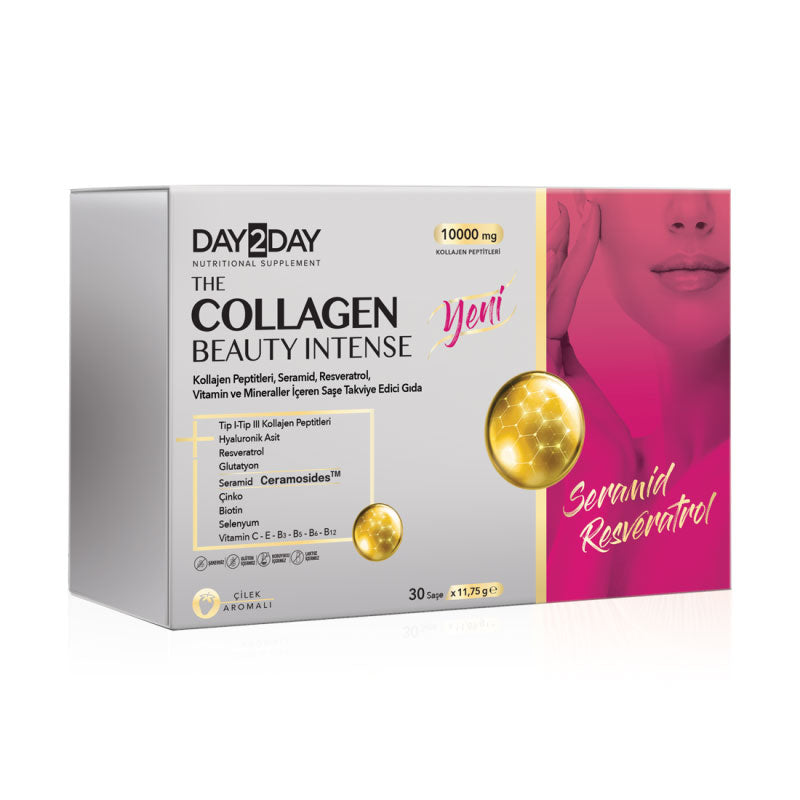 Day2Day The Collagen Beauty Intense 30 Saşe x 12 gr (Çilek Aromalı)