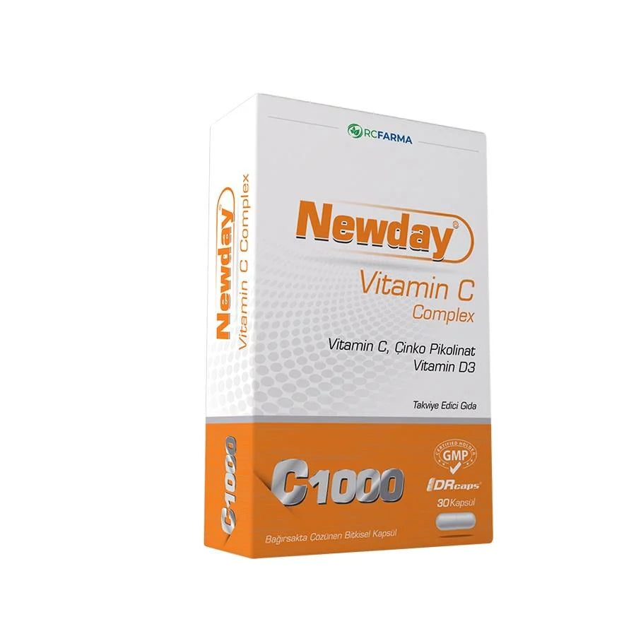 Newvit Newday Vitamin C Complex 30 Kapsül